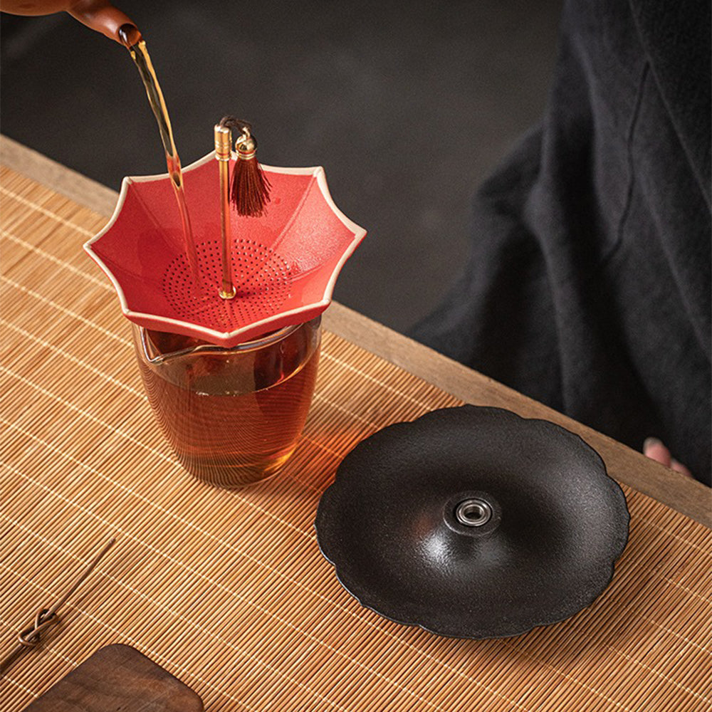 Ceramic Unbrella Tea Strainer