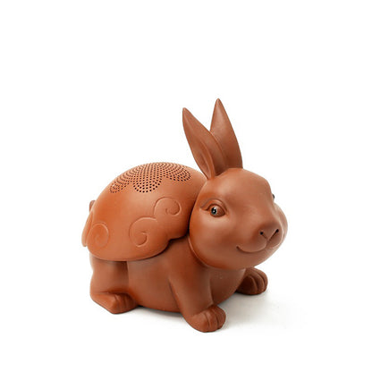 Purple Clay Rabbit Tea Pet Strainer