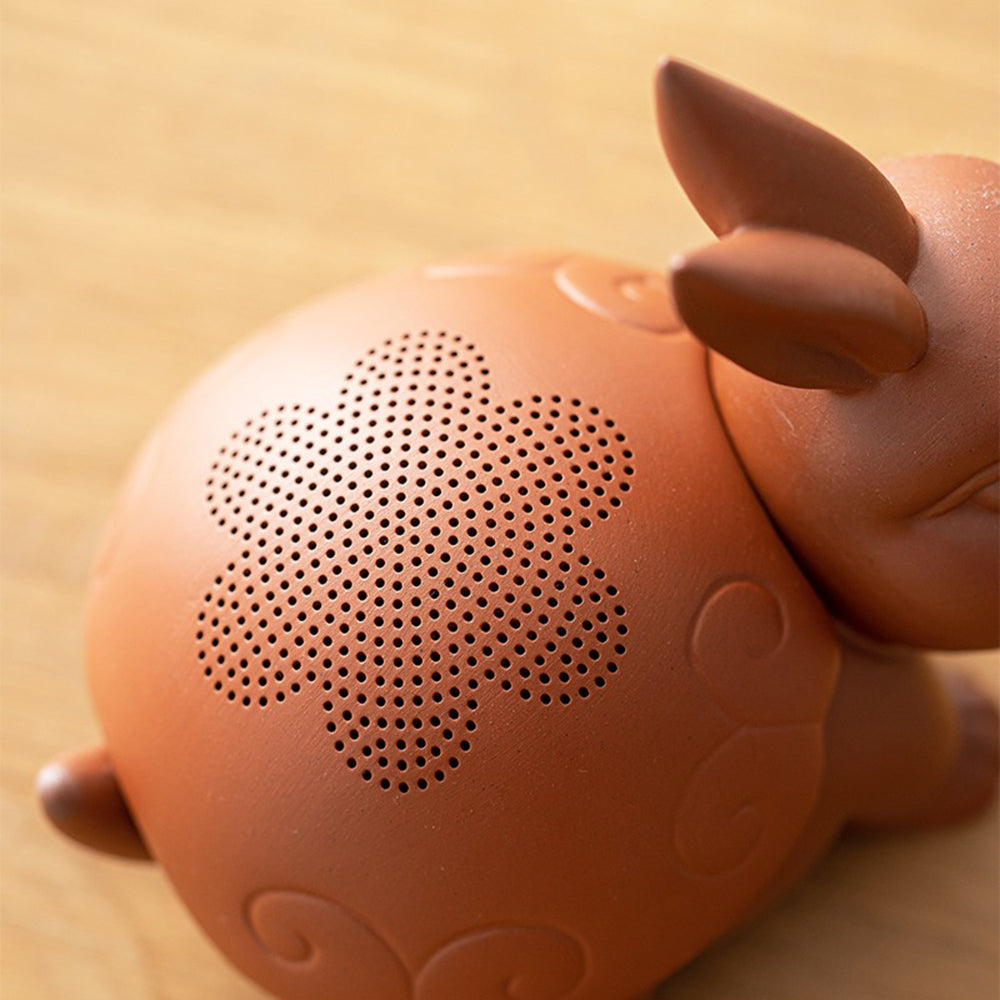 Purple Clay Rabbit Tea Pet Strainer