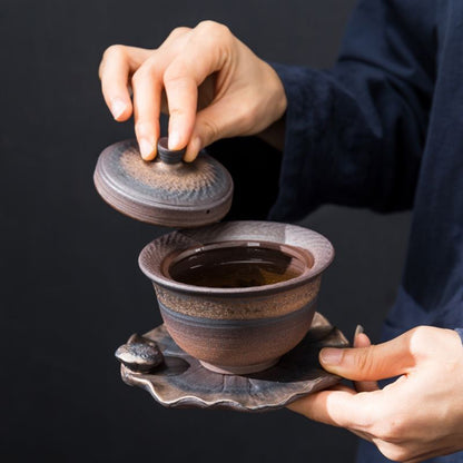 Pottery Wabi-sabi Gongfu Tea Set