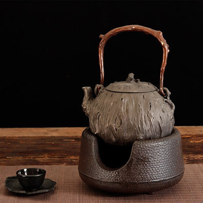 Zen Bodhidharma Cast Iron Teapot