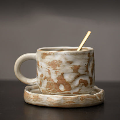 Milky White Tokoname-yaki Mug With Coaster