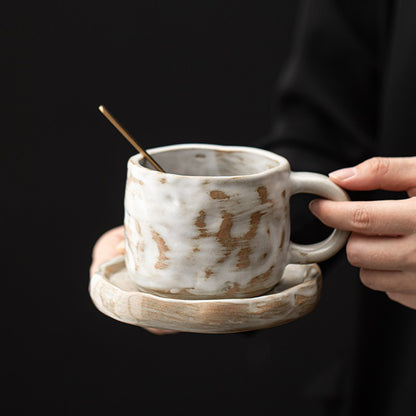 Milky White Tokoname-yaki Mug With Coaster