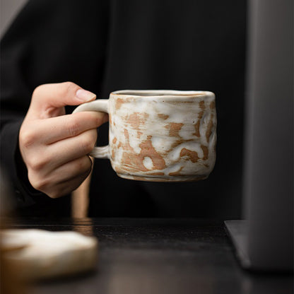 Milky White Tokoname-yaki Mug With Coaster