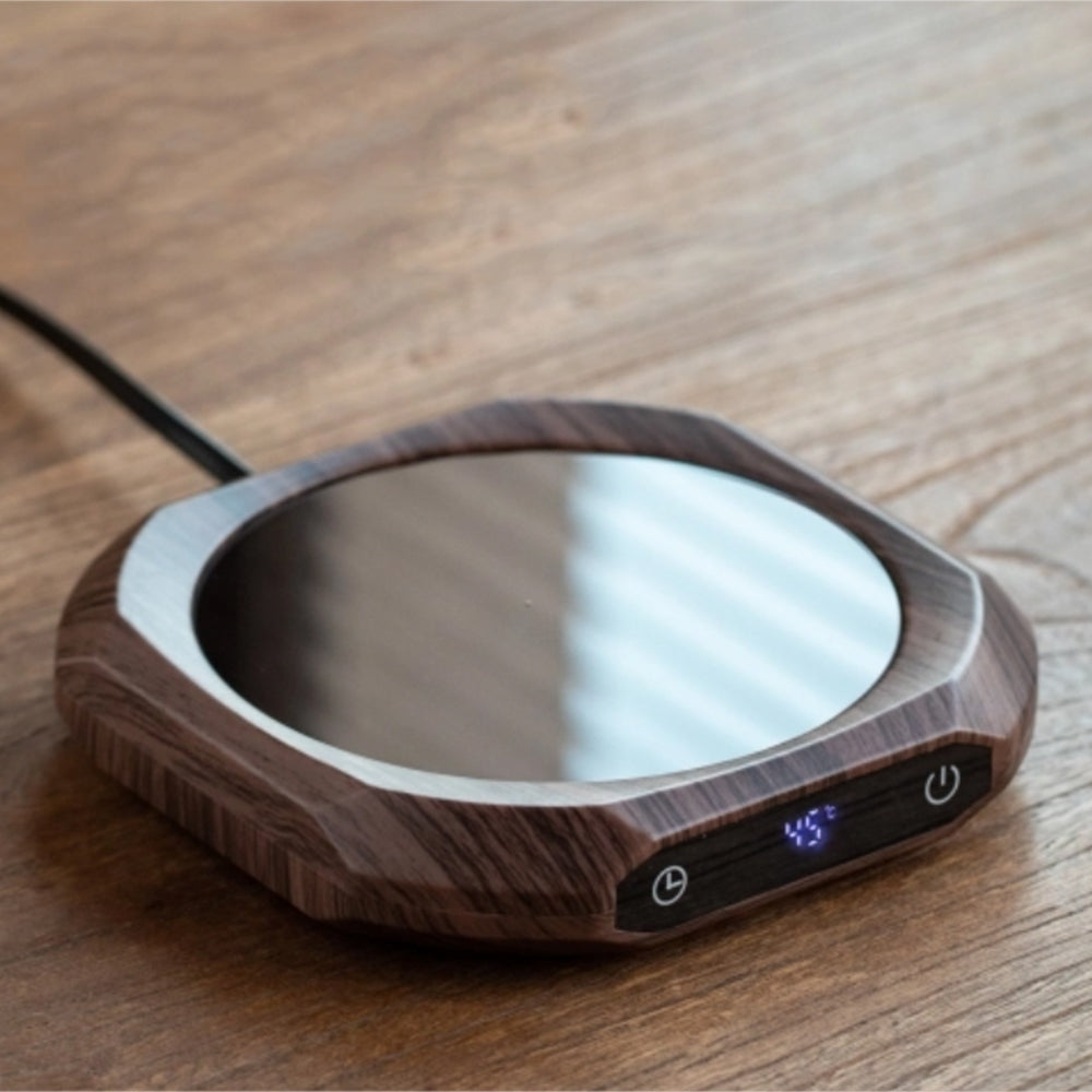 Portable Walnut Electronic Teapot Warmer