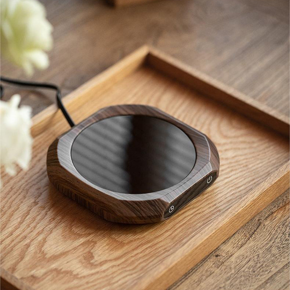 Portable Walnut Electronic Teapot Warmer