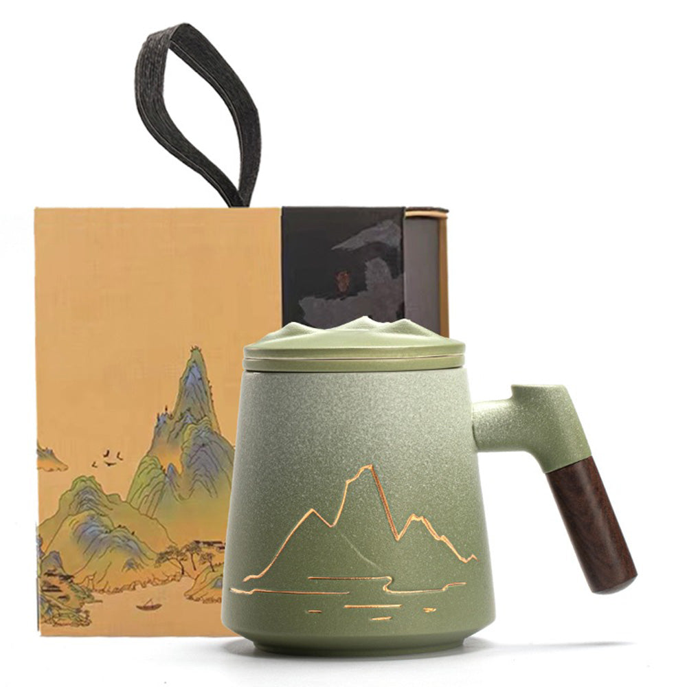 Thousand Miles of Rivers and Mountains Tea Cup