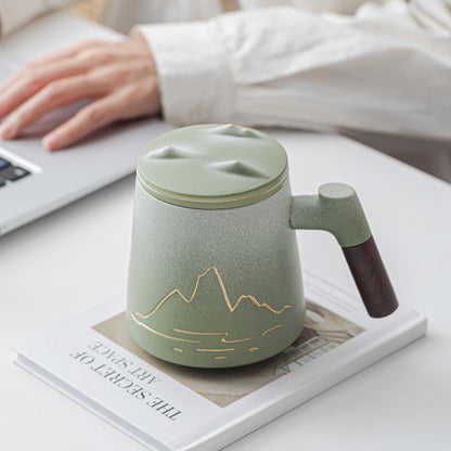 Thousand Miles of Rivers and Mountains Tea Cup