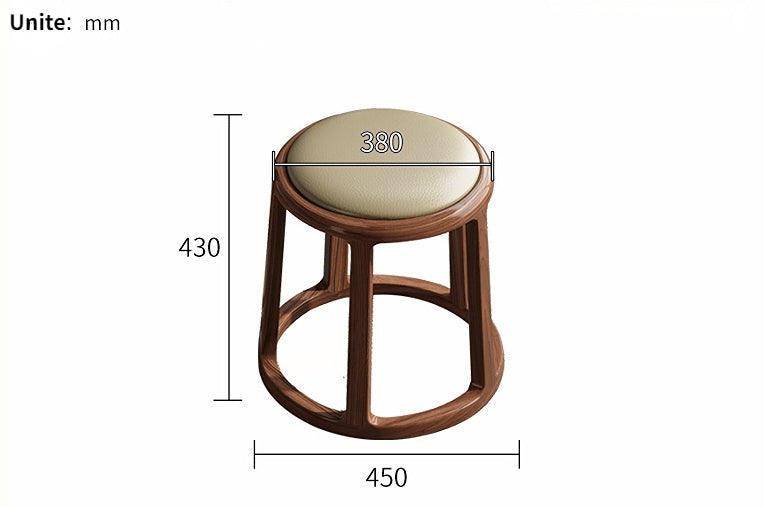 Extendable &amp; Rotatable Walnut Movable Tea Table