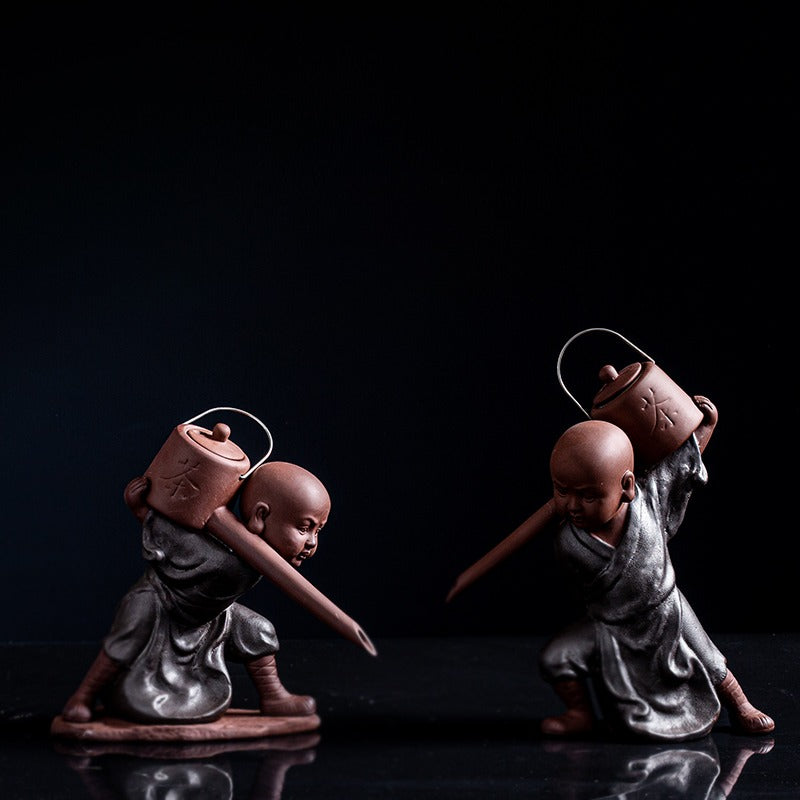 Little Monk Tea Strainer With Glass Fair Cup