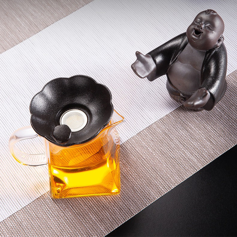 Little Monk Glass Teapot With Strainer – Umi Tea Sets