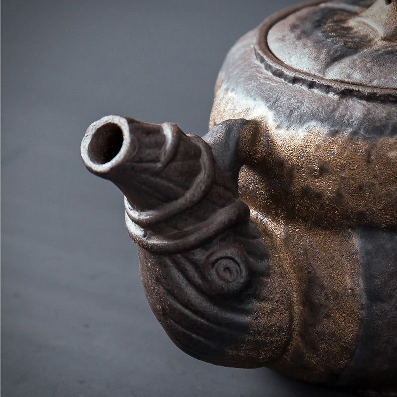 Japanese Pumpkin Tea Set With Tray