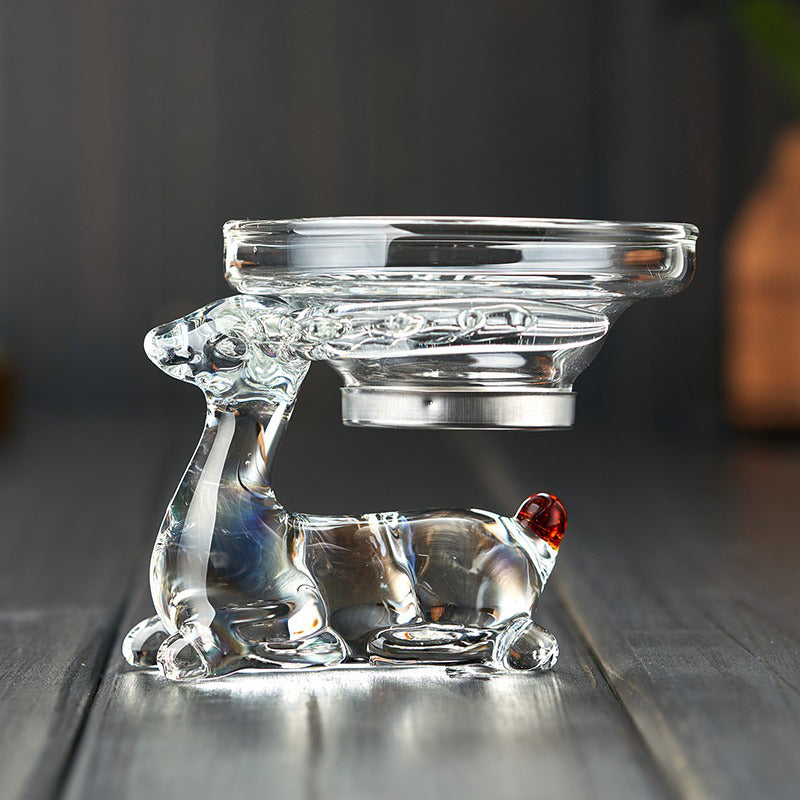 Glass Strainer With Deer Holder