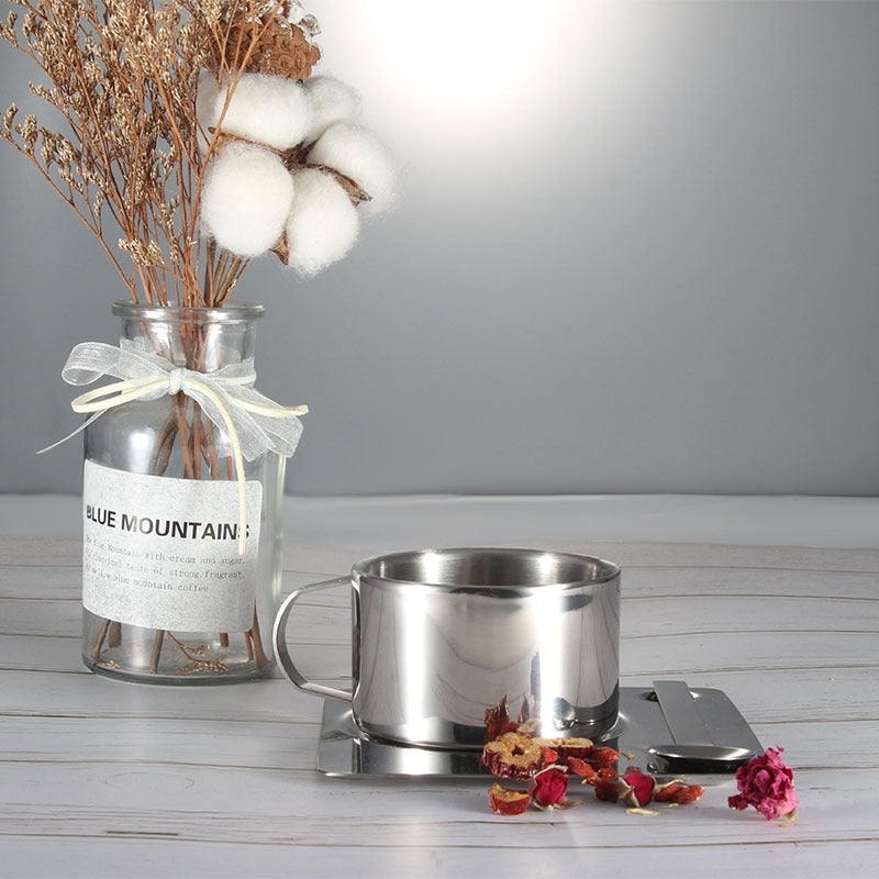 Double Wall Stainless Steel Tea &amp; Coffee Cup