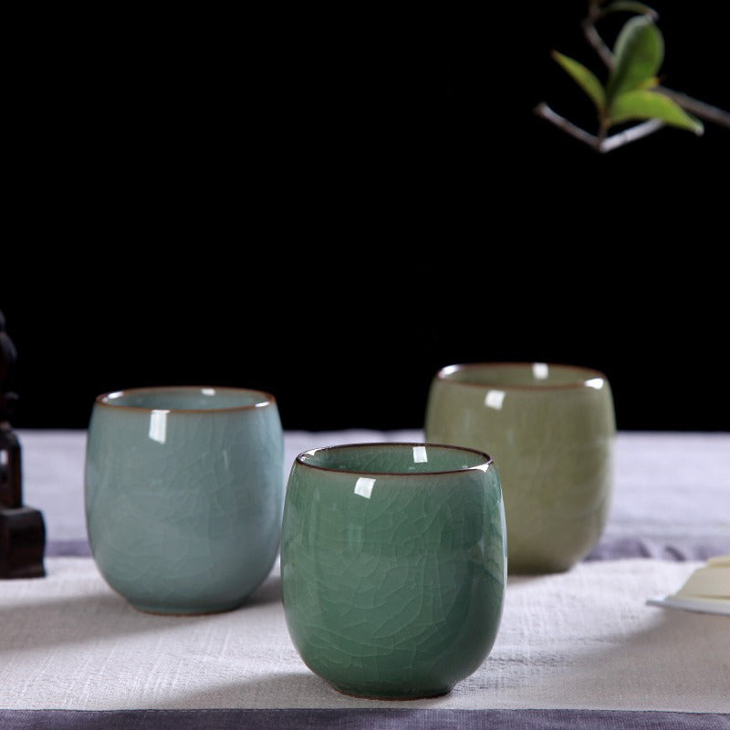 Japanese Celadon Tea Cup (Set of 2)