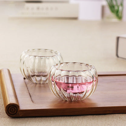 Double Wall Glass Gongfu Tea Cup (Set of 6)