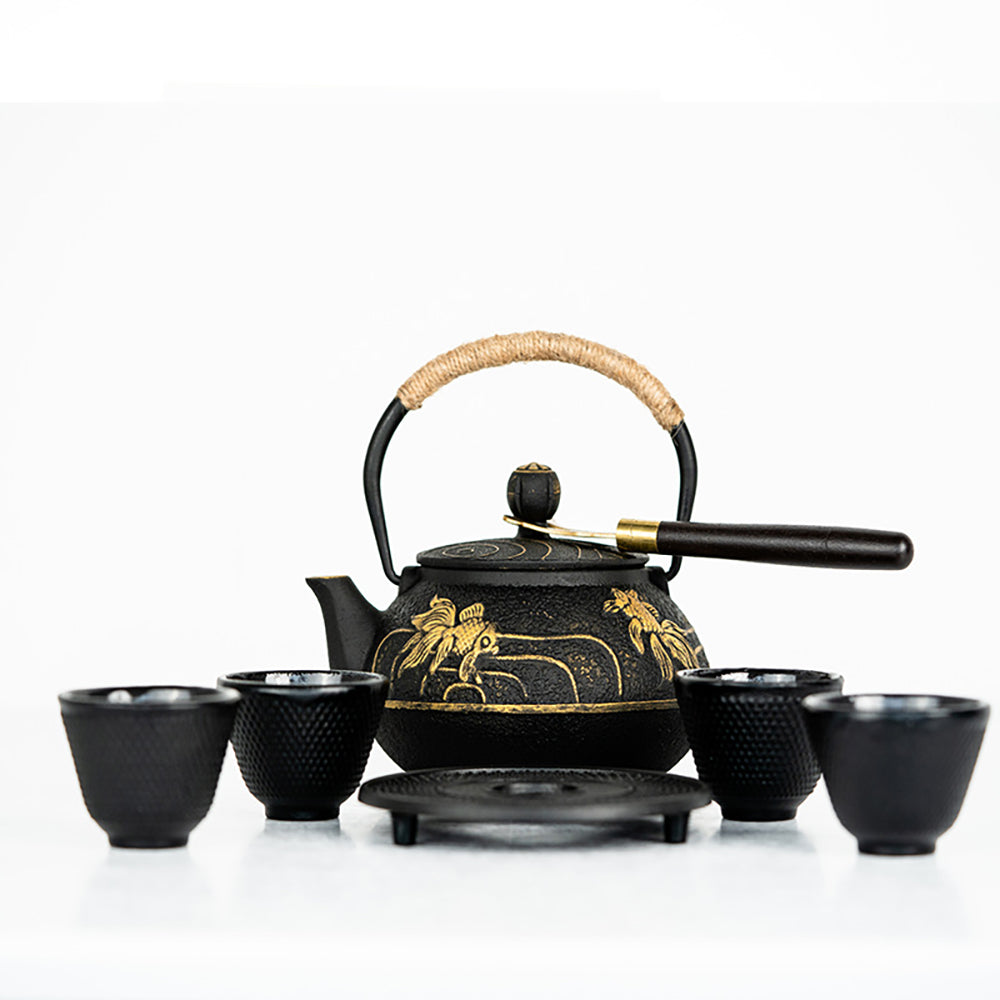 Cast Iron Goldfish Tea Set – Umi Tea Sets