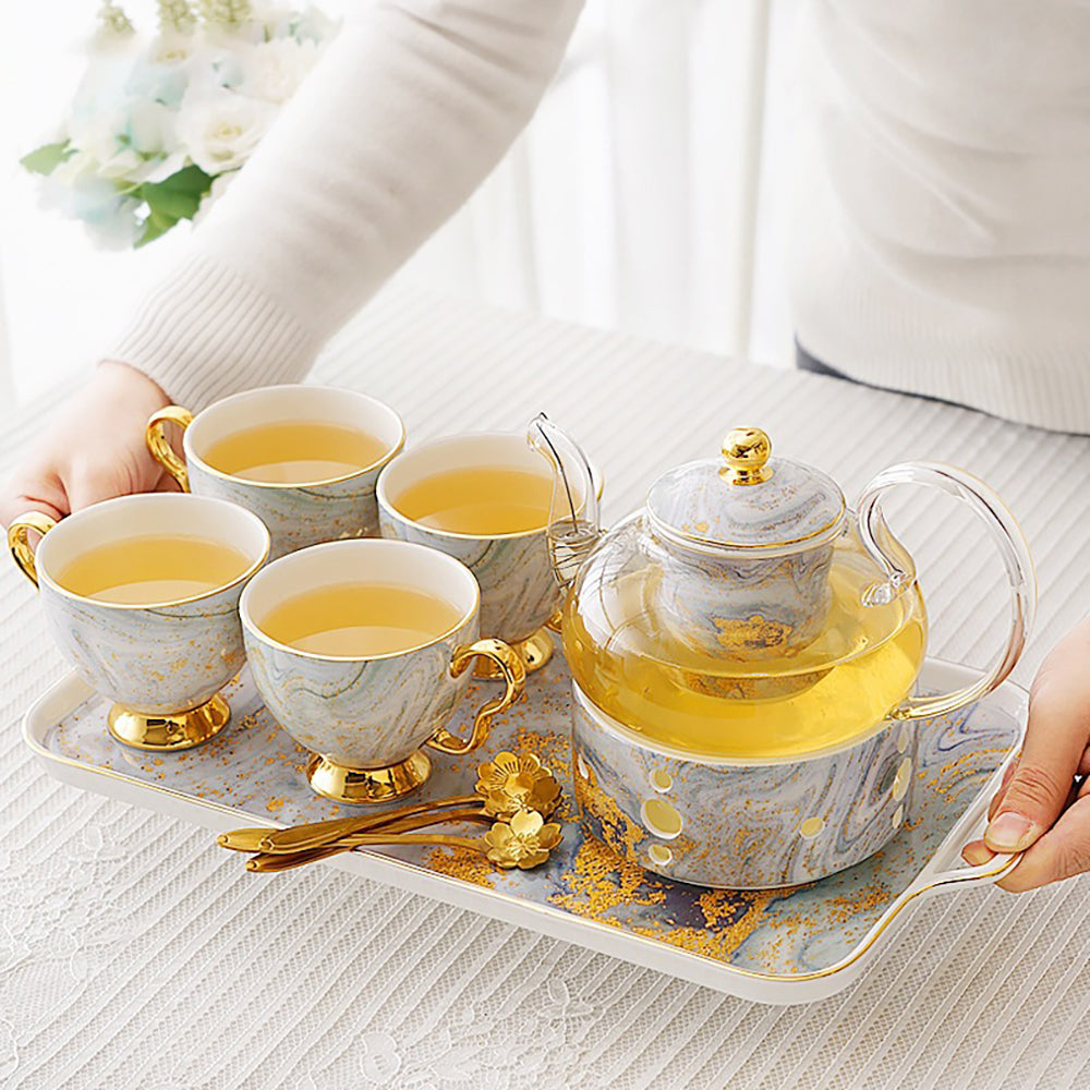 Golden Beach English Tea Set