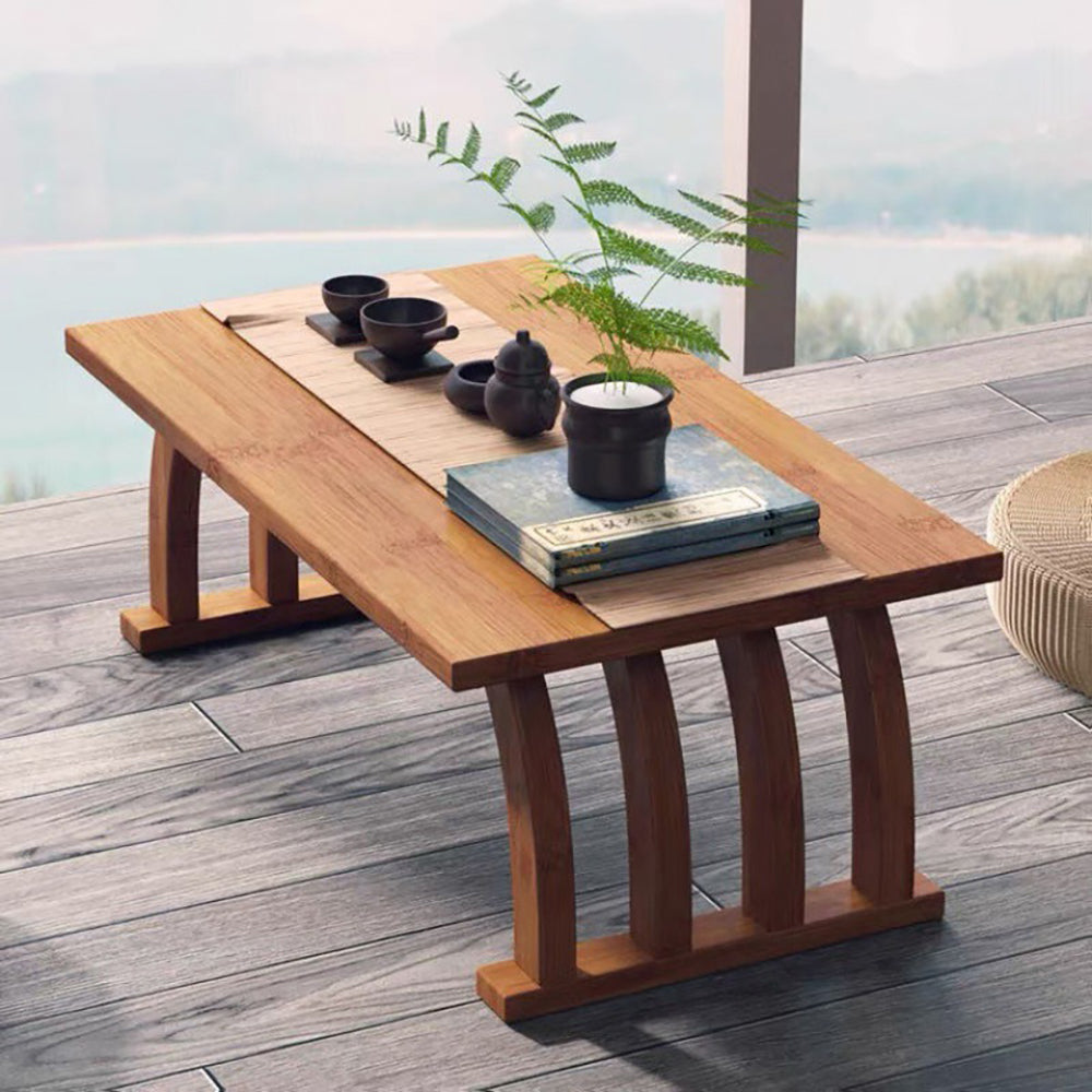 Bamboo Arched Low Tea Table