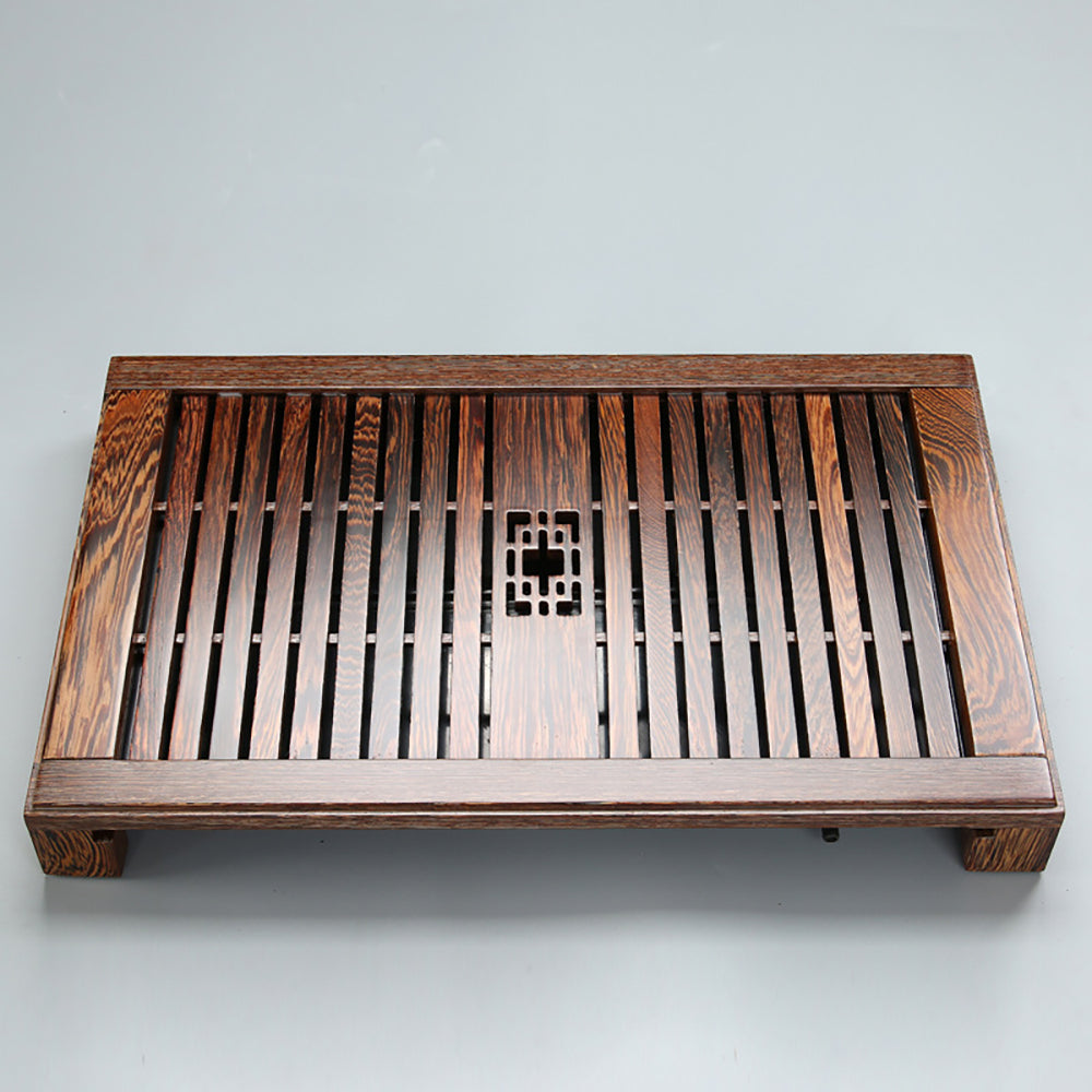 Nature Bamboo Stripe Wooden Tea Tray