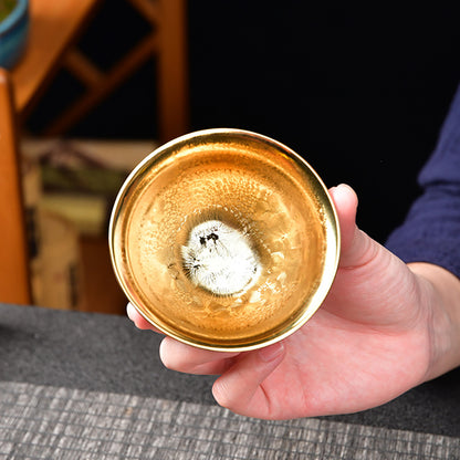 Gold Kiln Tenmoku Tianmu Jian Zhan Tea Cup