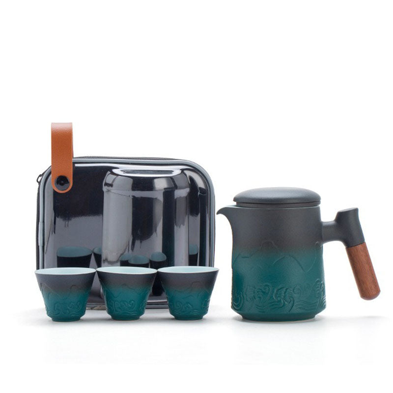 Mountain and Sea Travel Tea Set – Umi Tea Sets