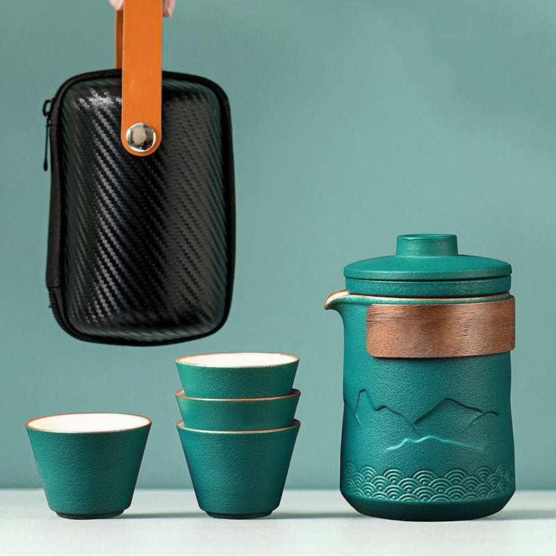 Ceramic Travel Tea Set - World Tea Directory