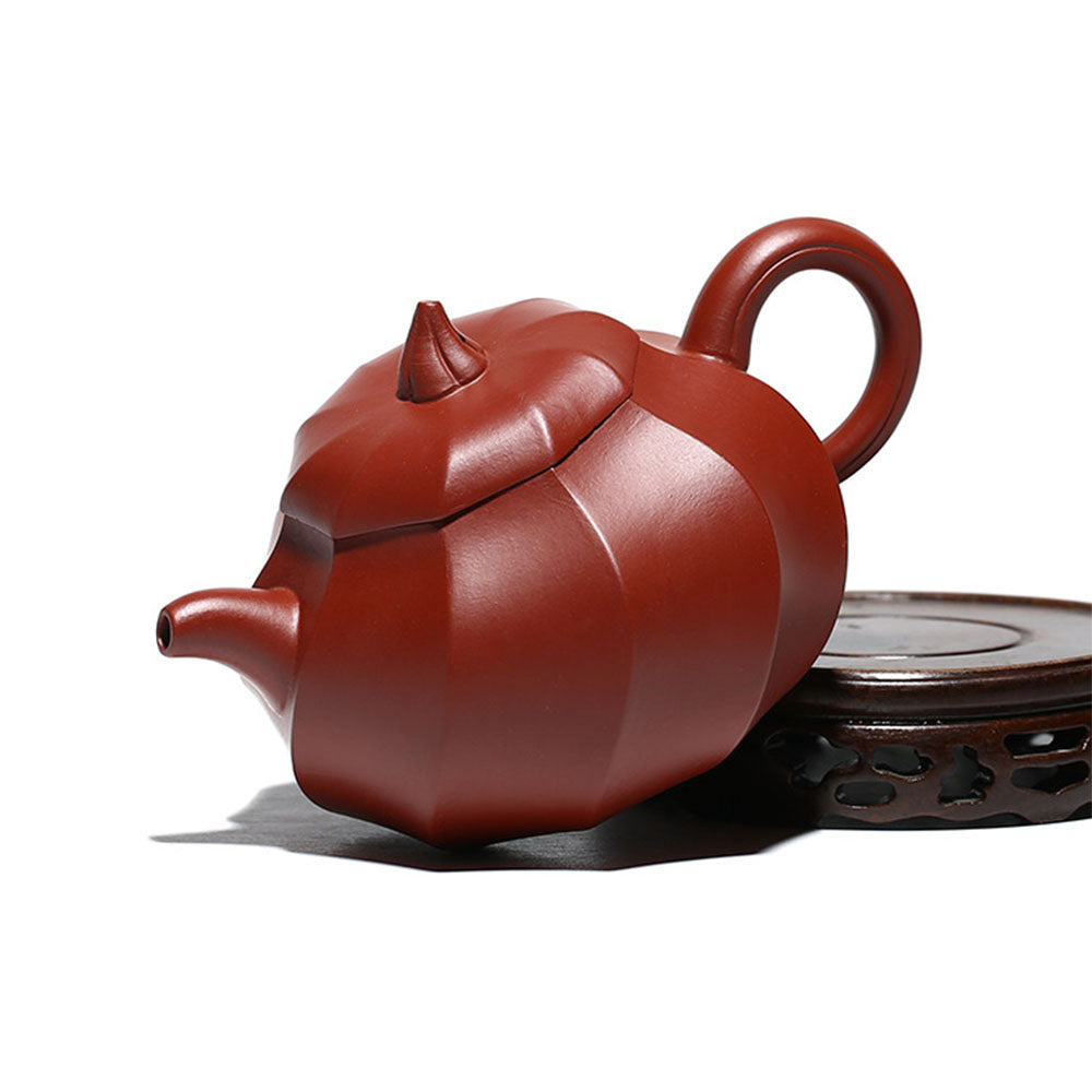 Yixing Red Clay Eggplant Teapot