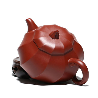 Yixing Red Clay Eggplant Teapot