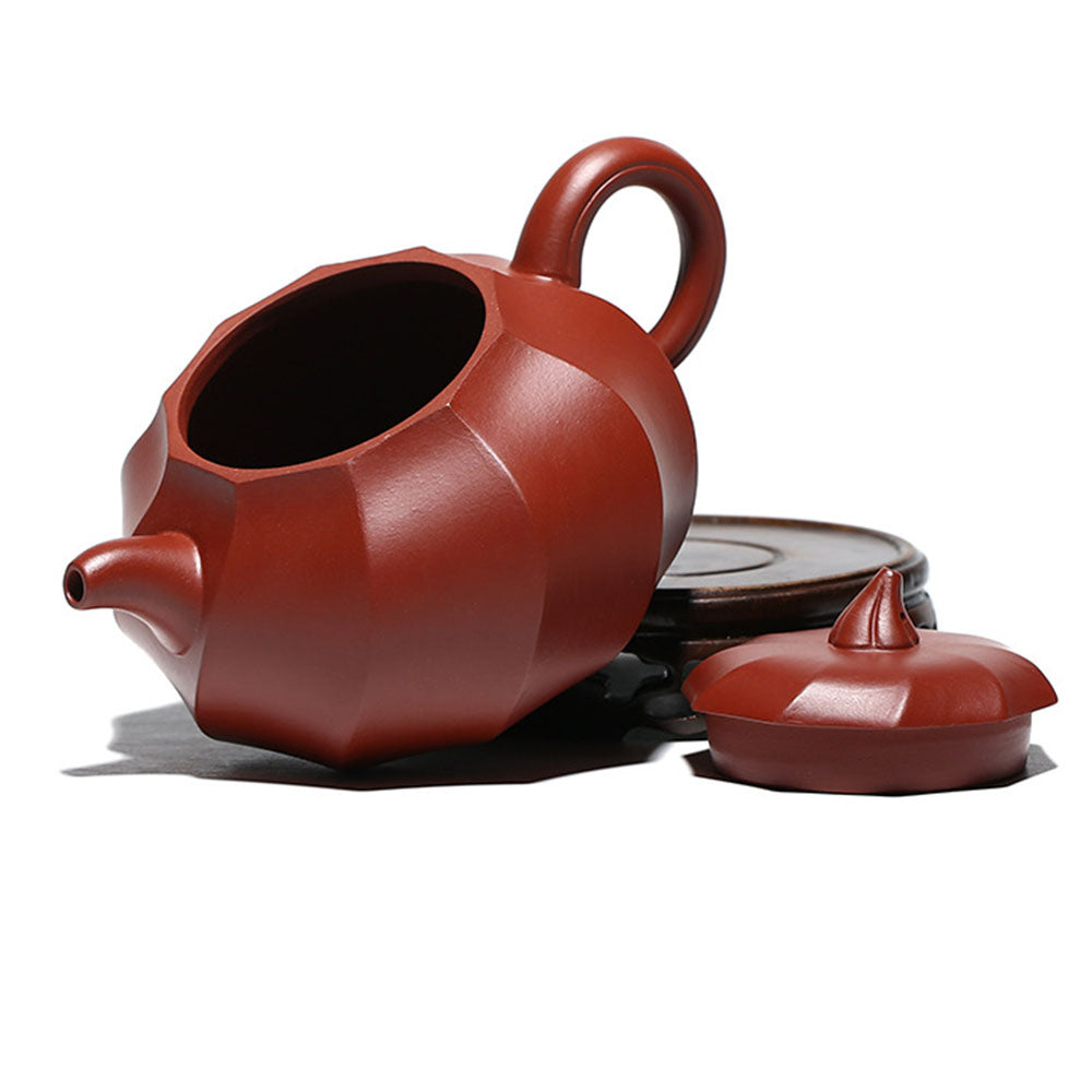 Yixing Red Clay Eggplant Teapot