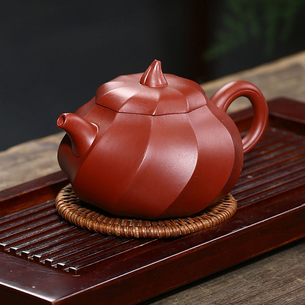 Yixing Red Clay Eggplant Teapot