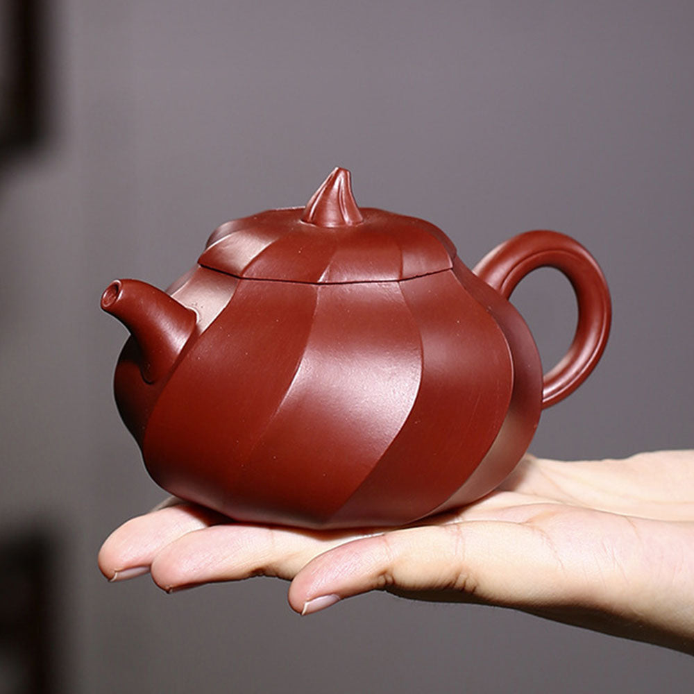 Yixing Red Clay Eggplant Teapot