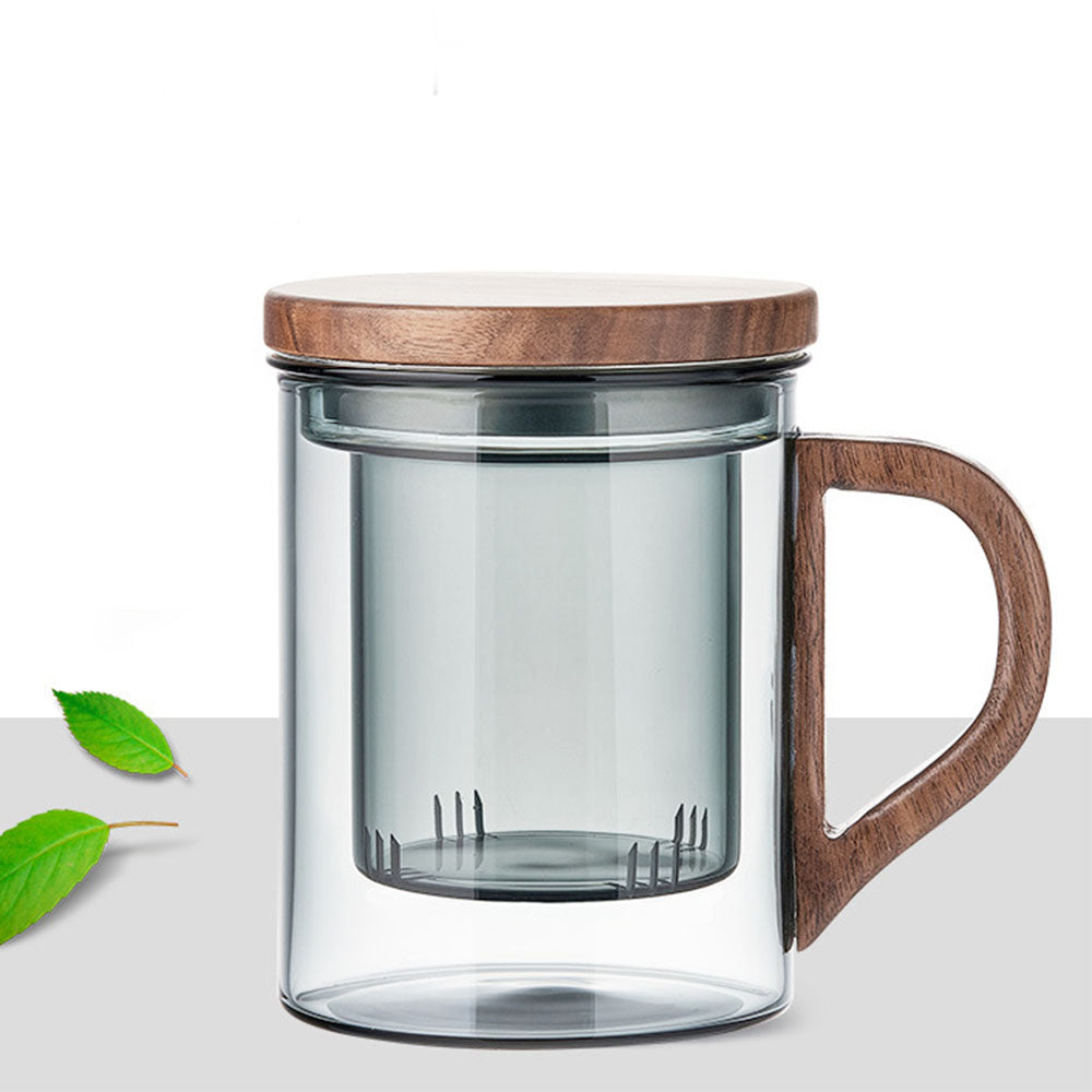 1 Set Of Glass Bear Mug, Coffee Cup, Office Water Cup, Souvenir Handle Tea  Cup, Heat-resistant Home And Office Coffee Glass Cup With Lid And Handle