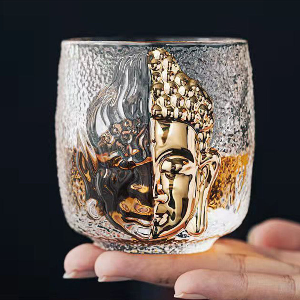 Crystal Glass Buddha Tea Cup