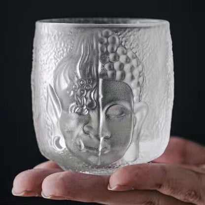 Crystal Glass Buddha Tea Cup