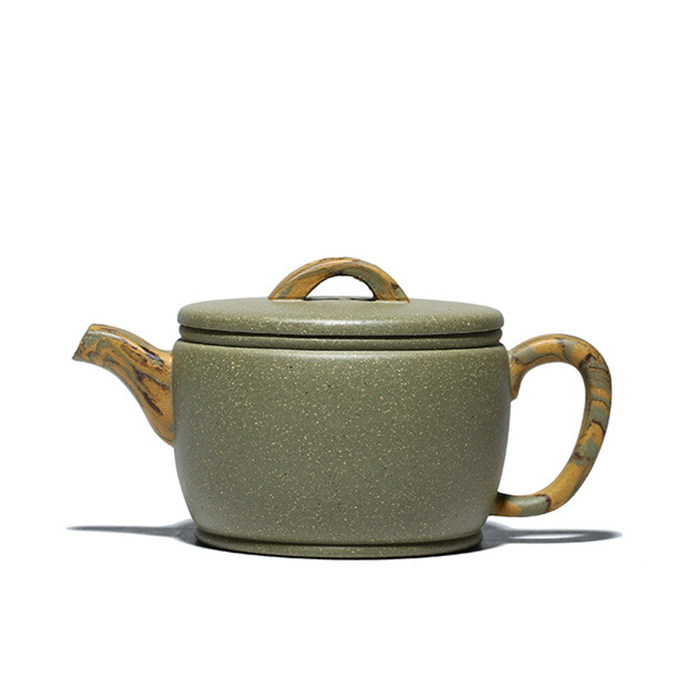 Handmade Yixing Green Clay Tea Set