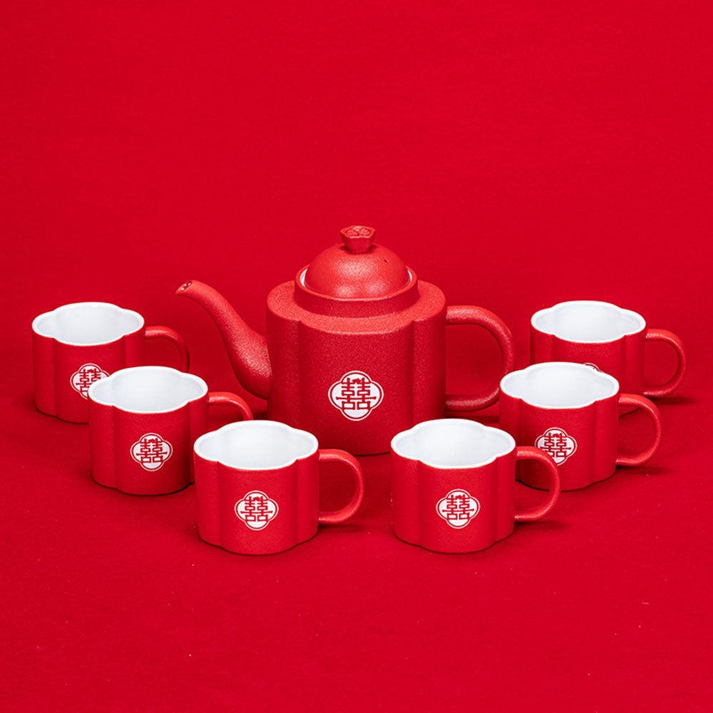 Double Happiness Wedding Tea Ceremony Set