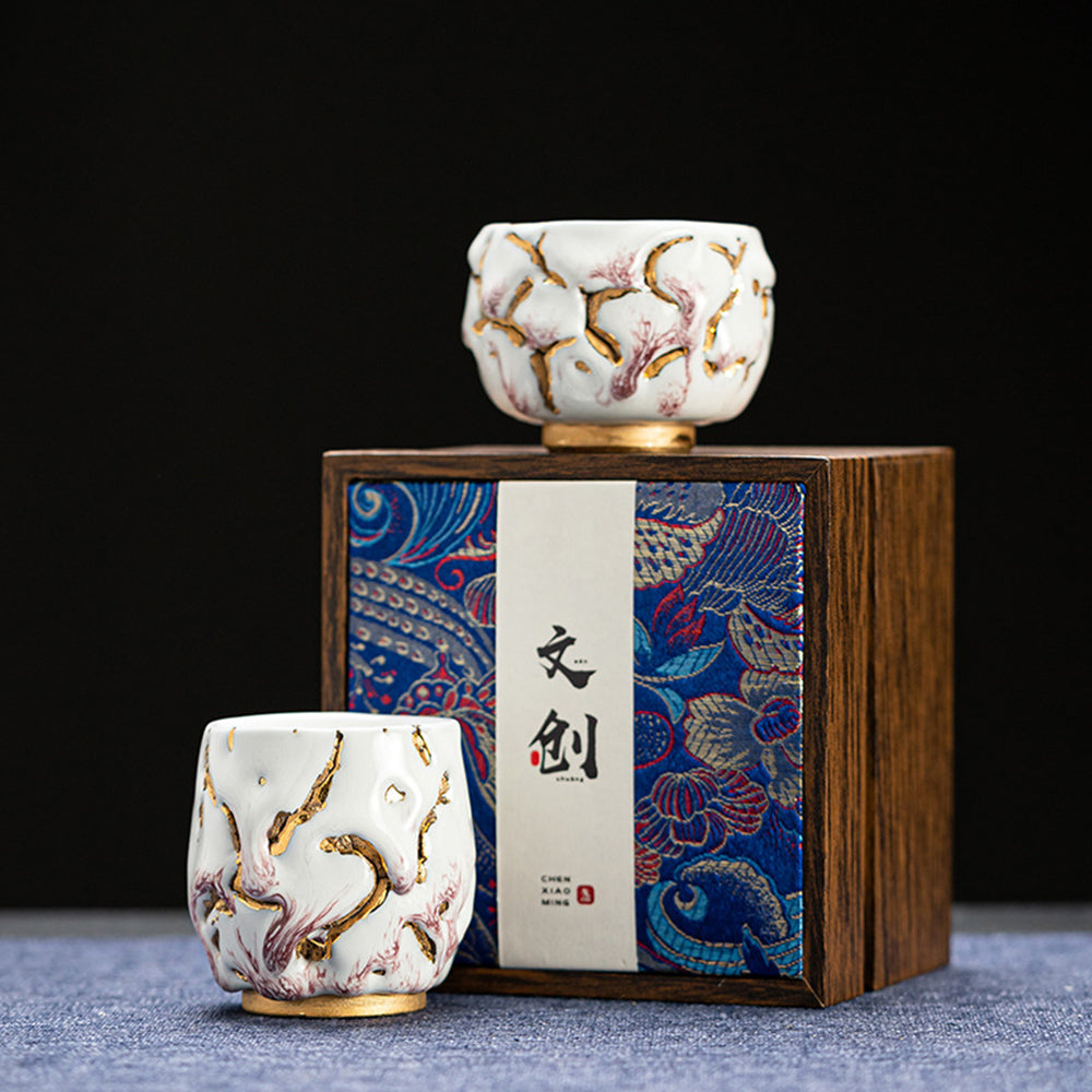 Shinoyaki Gold Gongfu Tea Cup