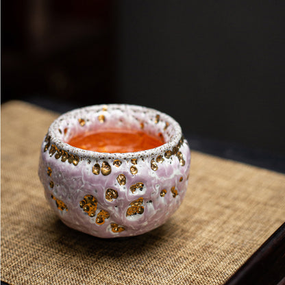 Pink Glazed Shinoyak Gongfu Tea Cup