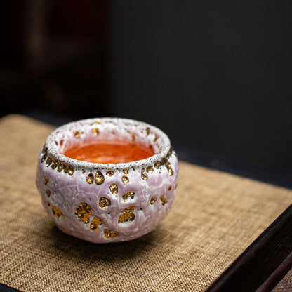 Pink Glazed Shinoyak Gongfu Tea Cup