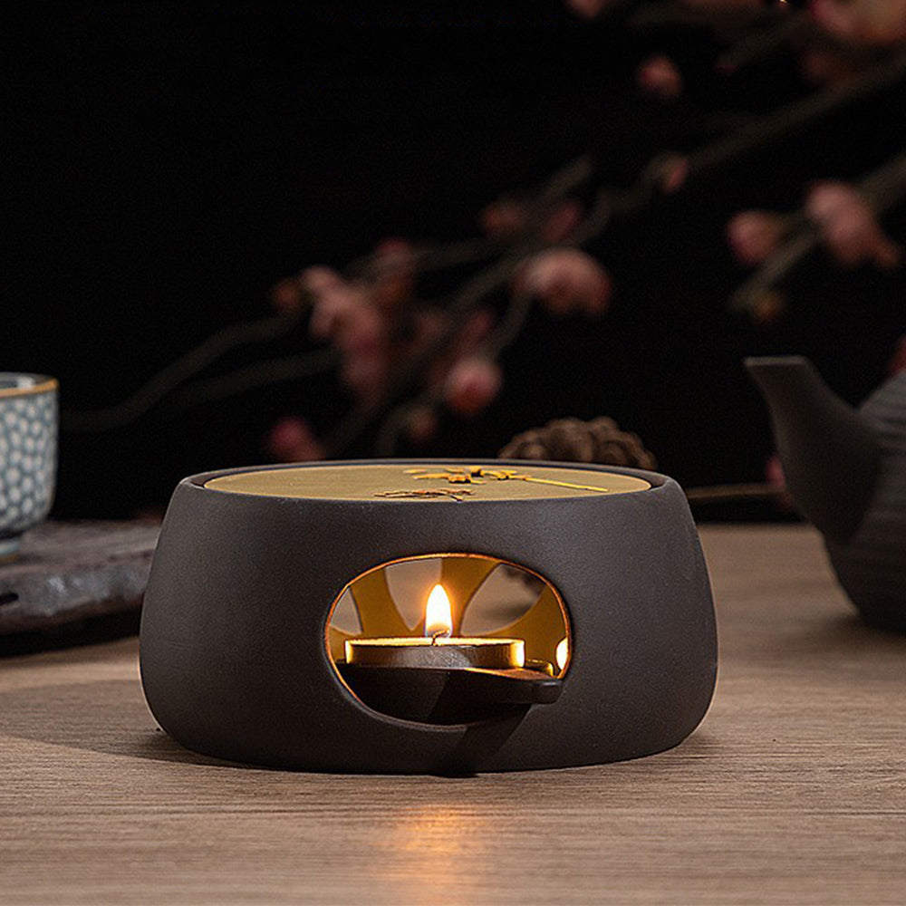 Clay Teapot Warmer With Copper Plate – Umi Tea Sets