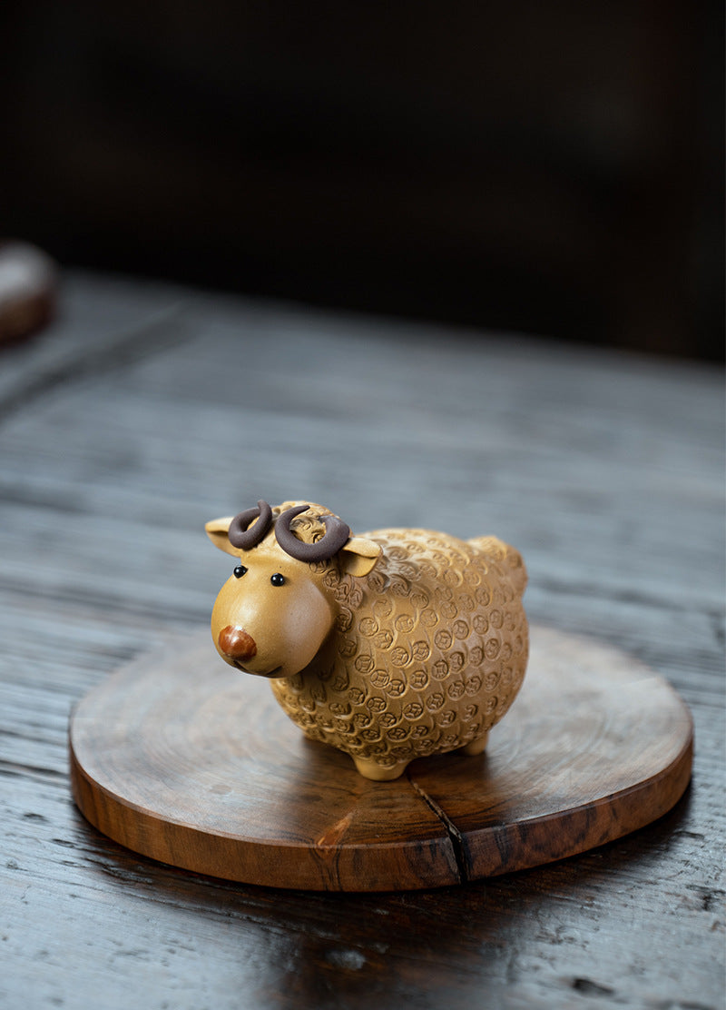 Yixing Clay Sheep Tea Pet