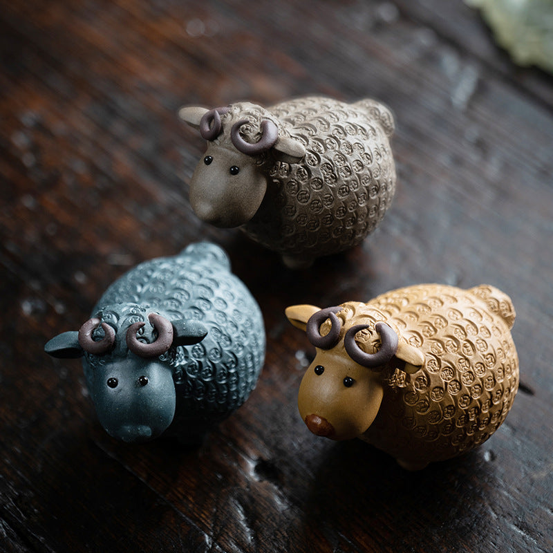 Yixing Clay Sheep Tea Pet