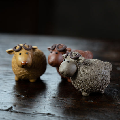 Yixing Clay Sheep Tea Pet