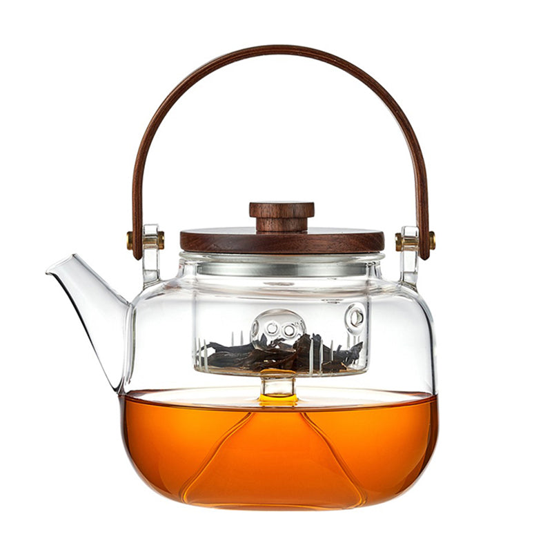 Glass Teapot With Water Steam Infuser