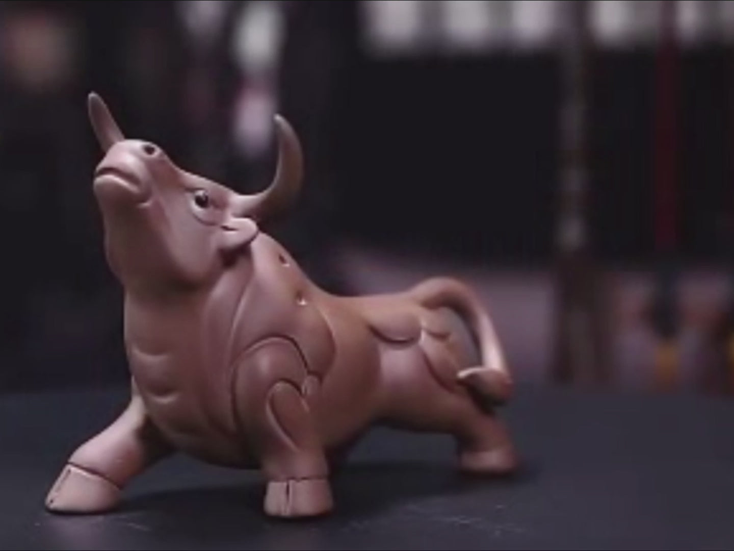 Yixing Clay Bull Tea Pet