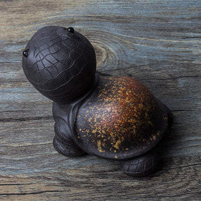 Handmade Yixing Clay Tortoise Tea Pet