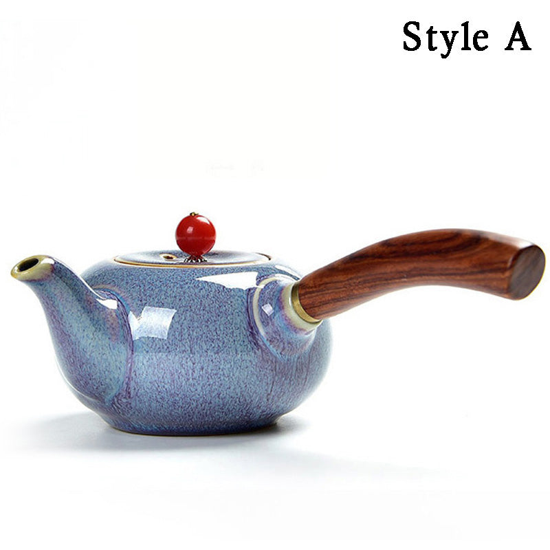 Japanese Teapot With Agate Lid