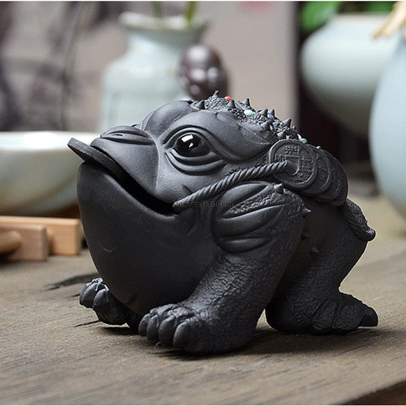 Yixing Clay Toad Tea Pet