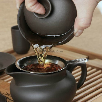 Yixing Purple Clay Gaiwan Tea Set